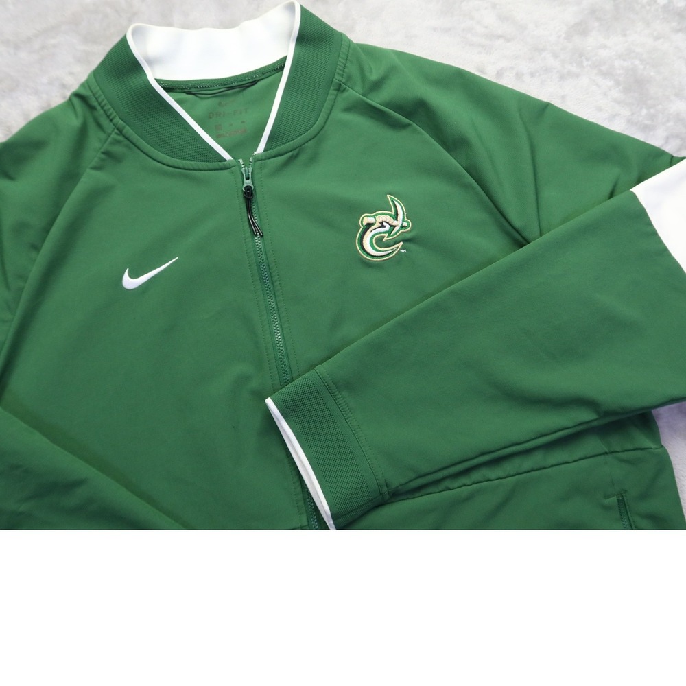 UNCC Charlotte 49ers Nike Dri-FIT Full Zip Track‎ Jacket Green Men's XL